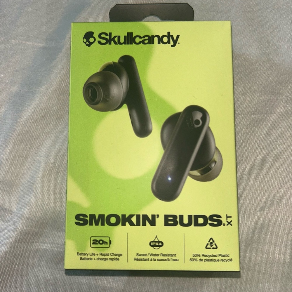 Skullcandy Smokin' Buds XT in Black and Green